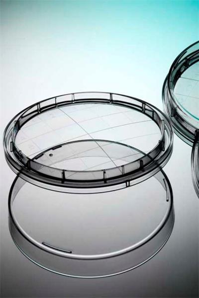 Round domed contact Petri plate