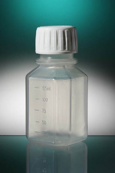 Octagonal bottle 125ml PET bl